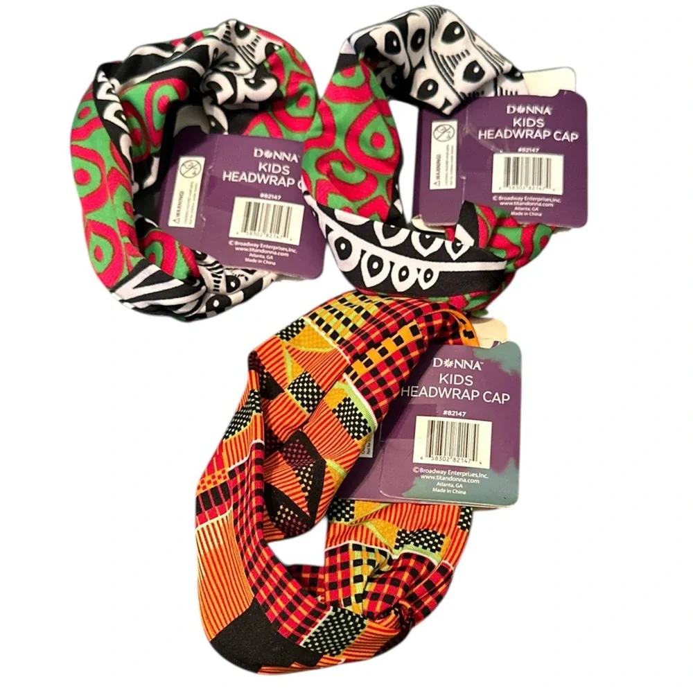 Donna Premium Collection Head wrap For Kids Bundle of 3 New